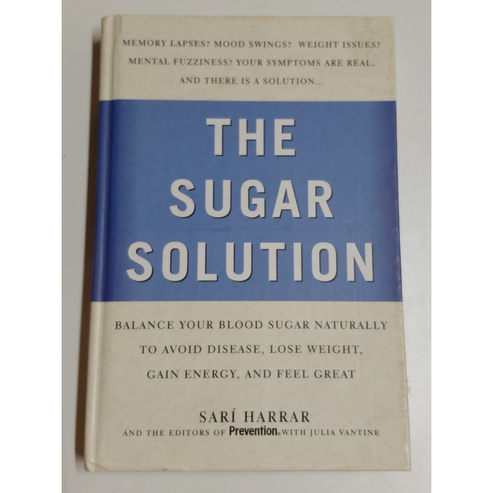 The Sugar Solution Sari Harrar Prevention Balance Blood Sugar Naturally HC 2004